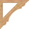 Ekena Millwork Olympic Traditional Smooth Bracket, Western Red Cedar, 3 1/2"W x 38"D x 38"H BKT04X38X38OLY01SWR - alternate 4